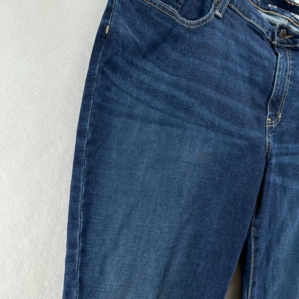 Sonoma Jeans Womens 48/30 The Everyday Skinny Dark Washed Stretch Denim Blue - Picture 8 of 14